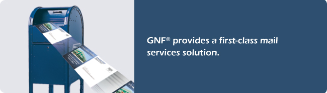 Mail Services: GNF provides a first-class mail services solution